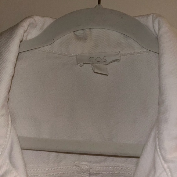 COS White Denim Oversized Jacket - Picture 2 of 5